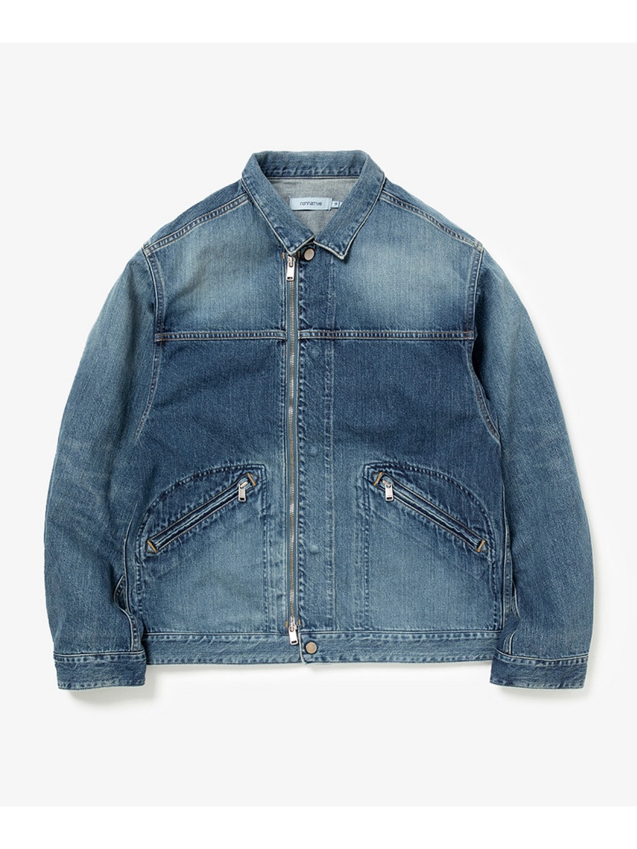 新品ノンネイティブ TRUCKER BLOUSON DENIM OW 1 ショッピング半額 www