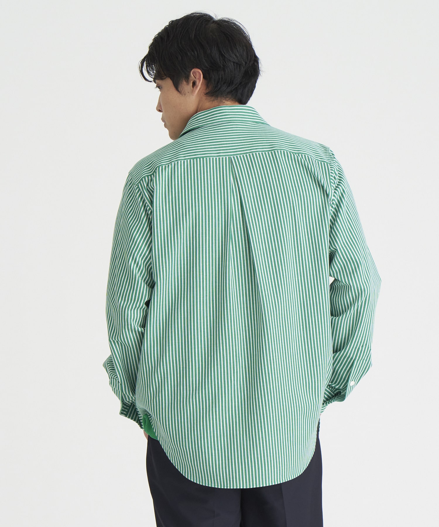 mastermind Japan スビン綿リバーシブルストライプシャツ　Sサイズ超長綿