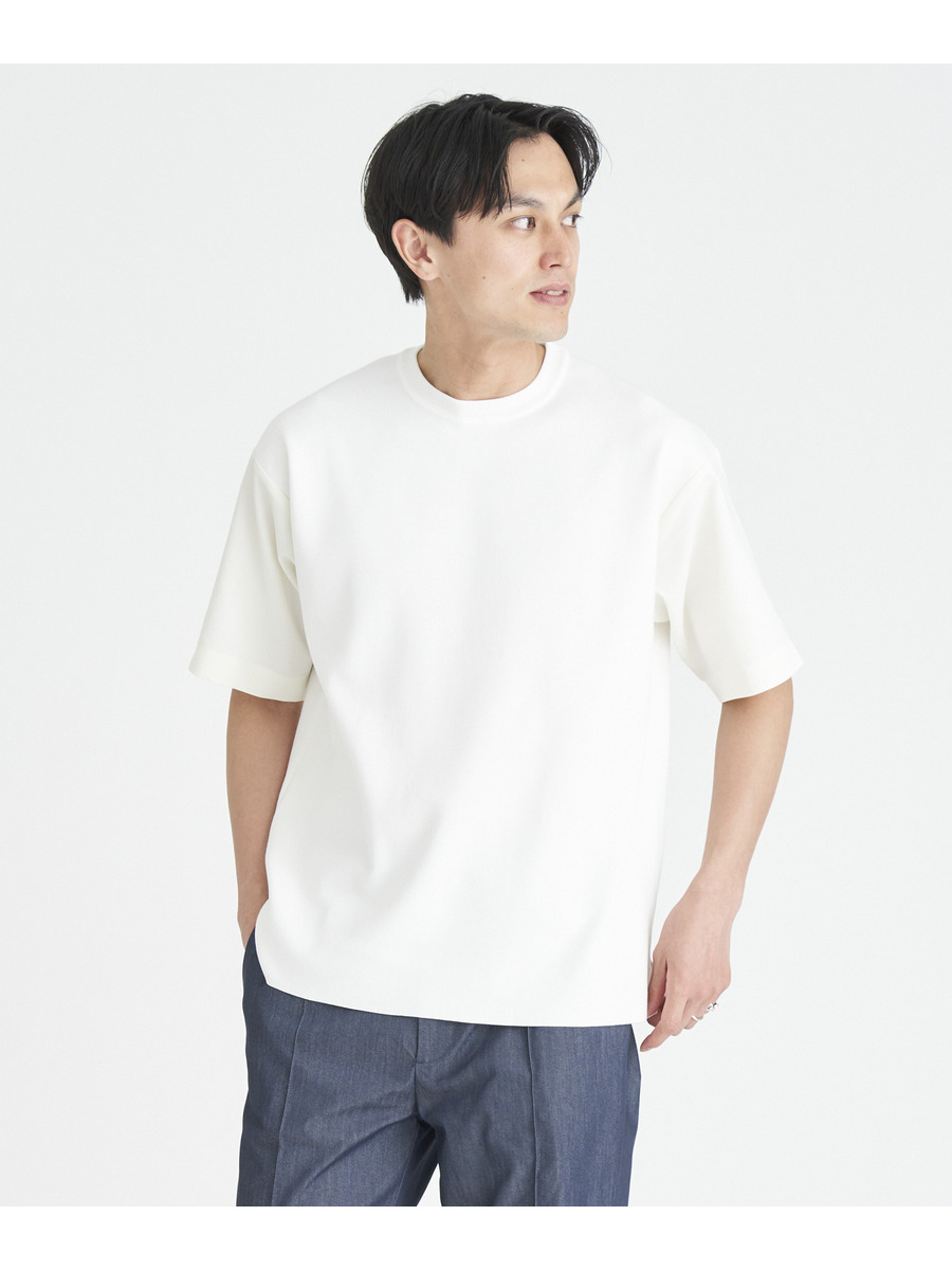 ESTNATION / ドッキングミラノリブニットTシャツ｜ESTNATION