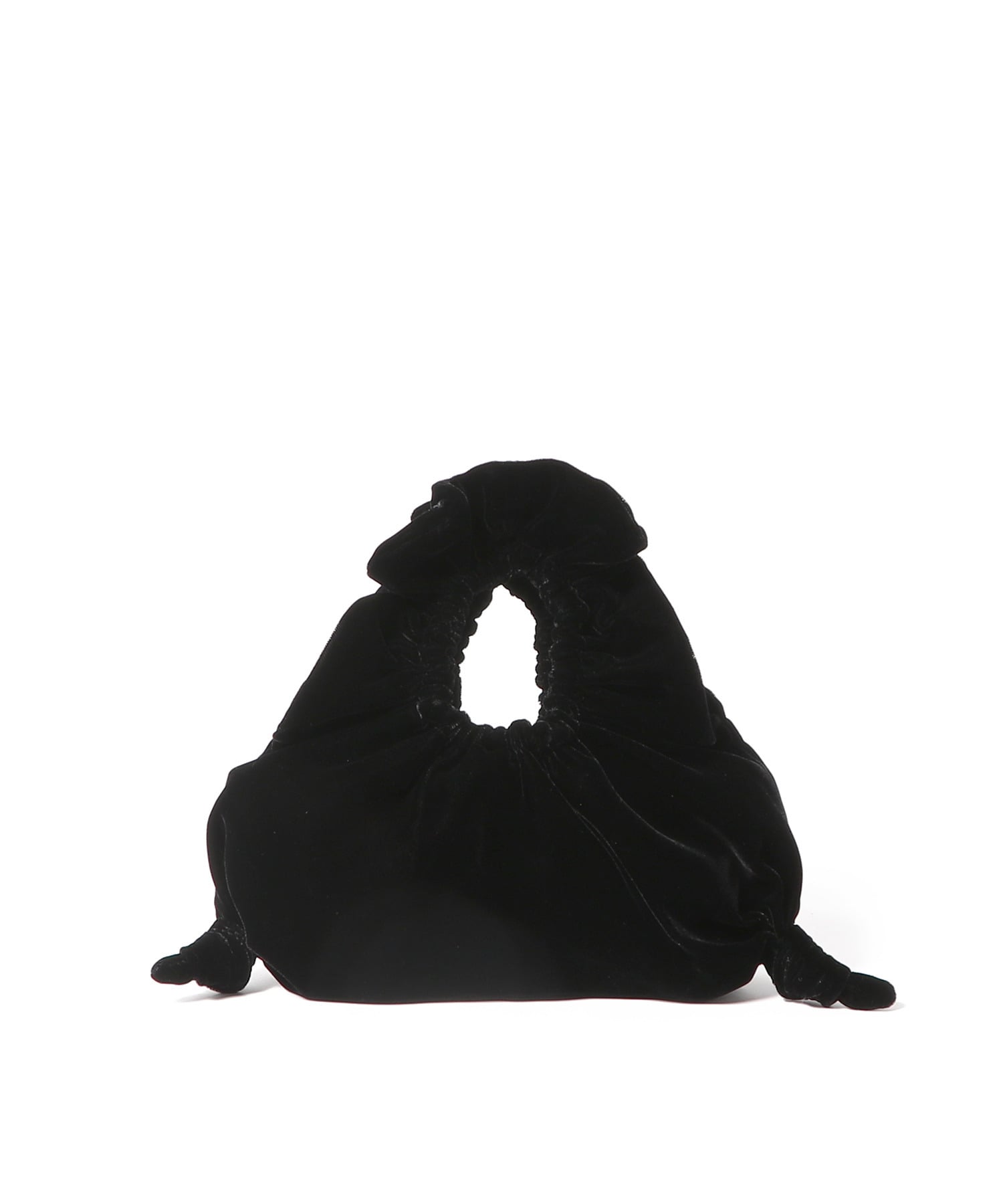 24cmludlow Shirring handle bag (velvet) S