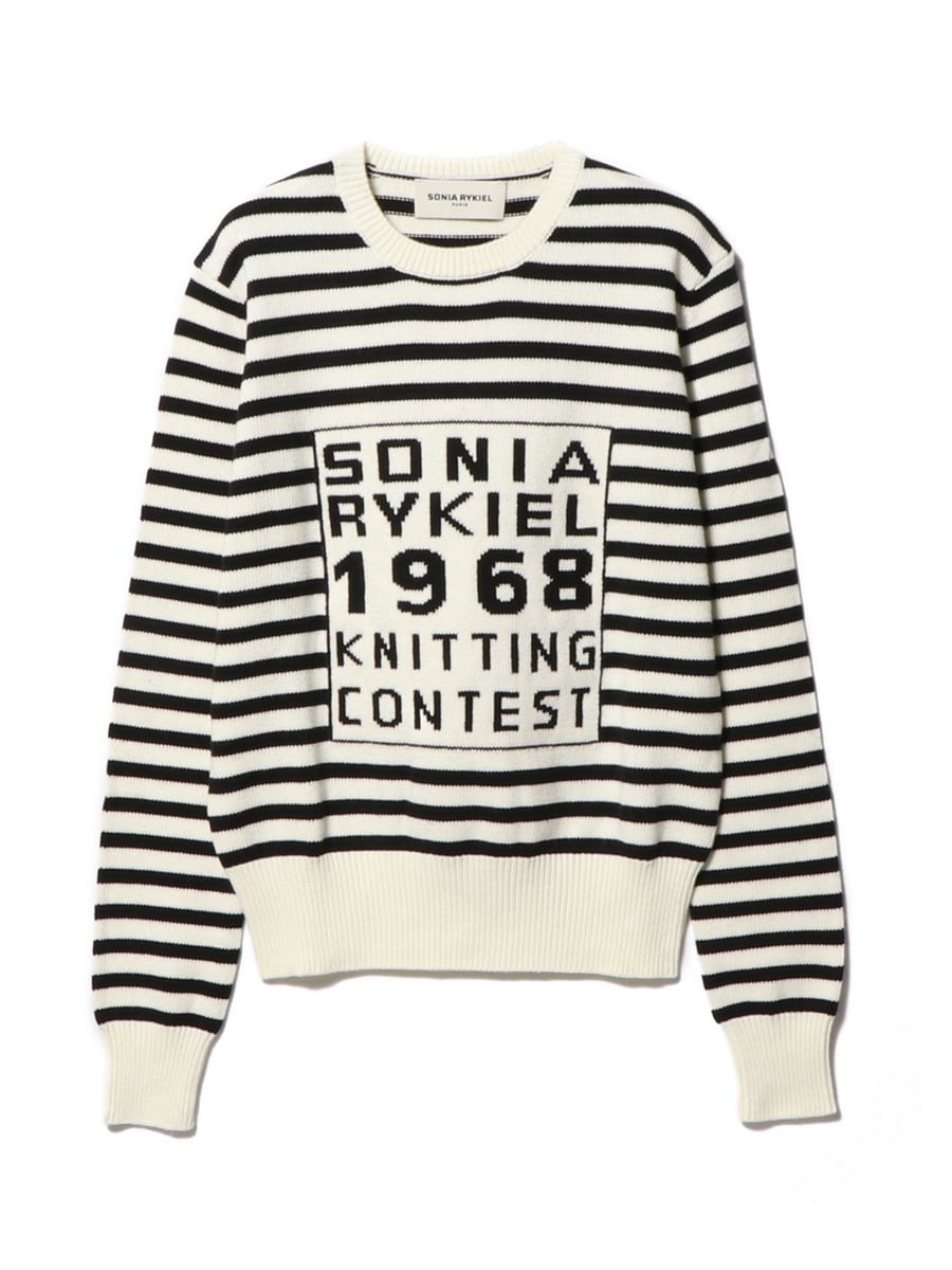 SONIA RYKIEL / ロゴボーダーニット｜ESTNATION ONLINE STORE