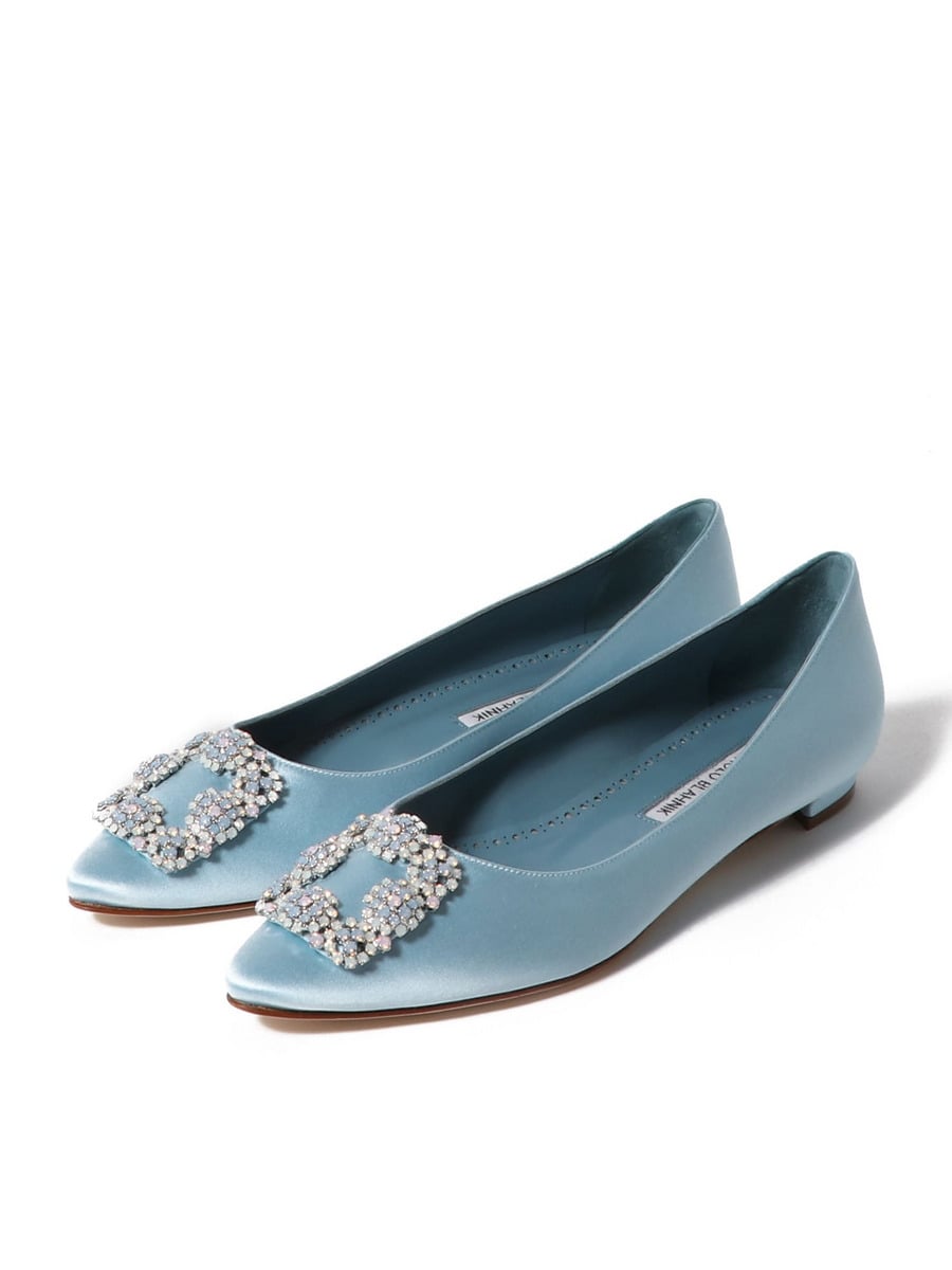 MANOLO BLAHNIK / HANGISI フラットパンプス｜ESTNATION ONLINE STORE ...