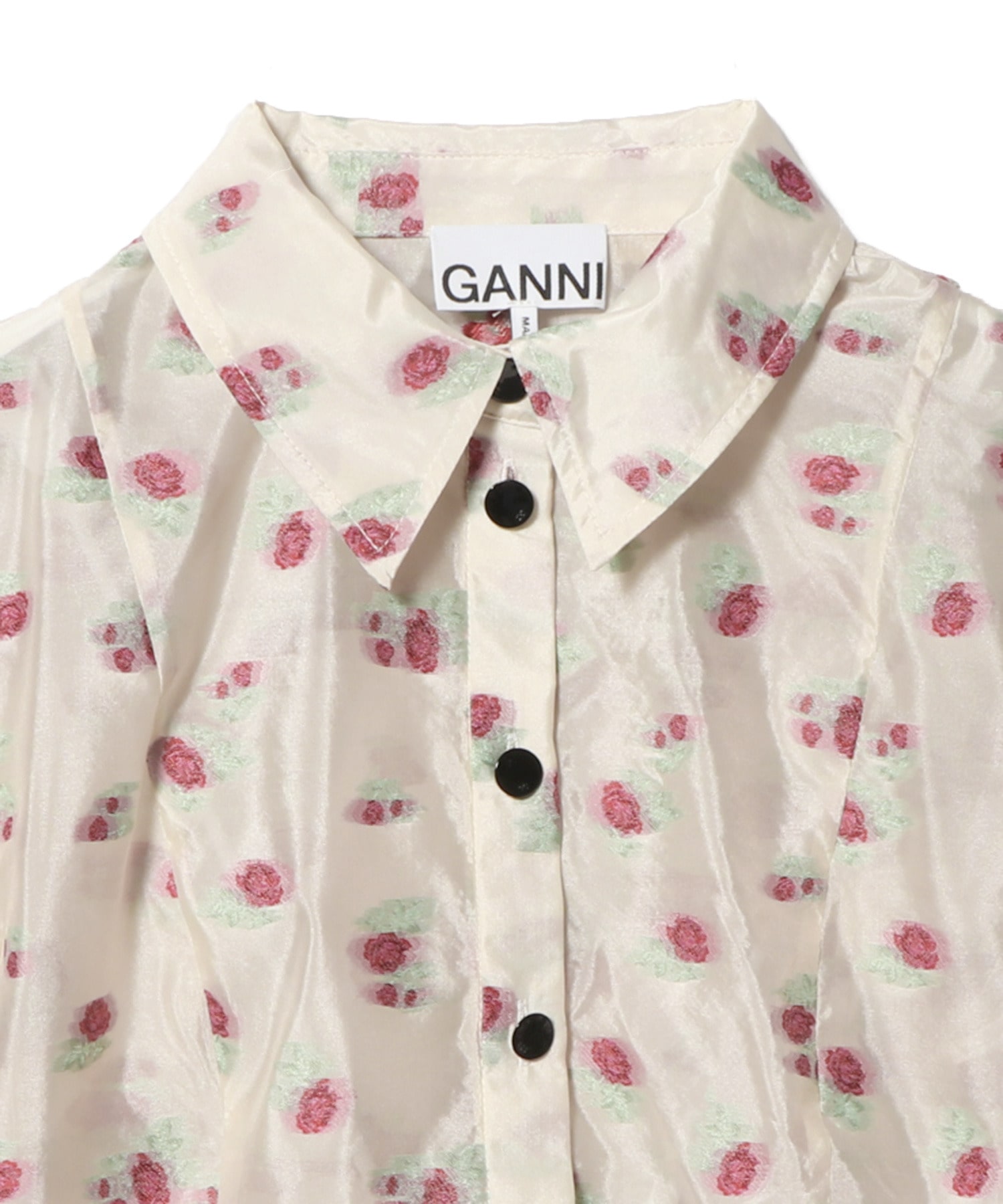 GANNI / フラワークロップドシャツ｜ESTNATION ONLINE STORE 