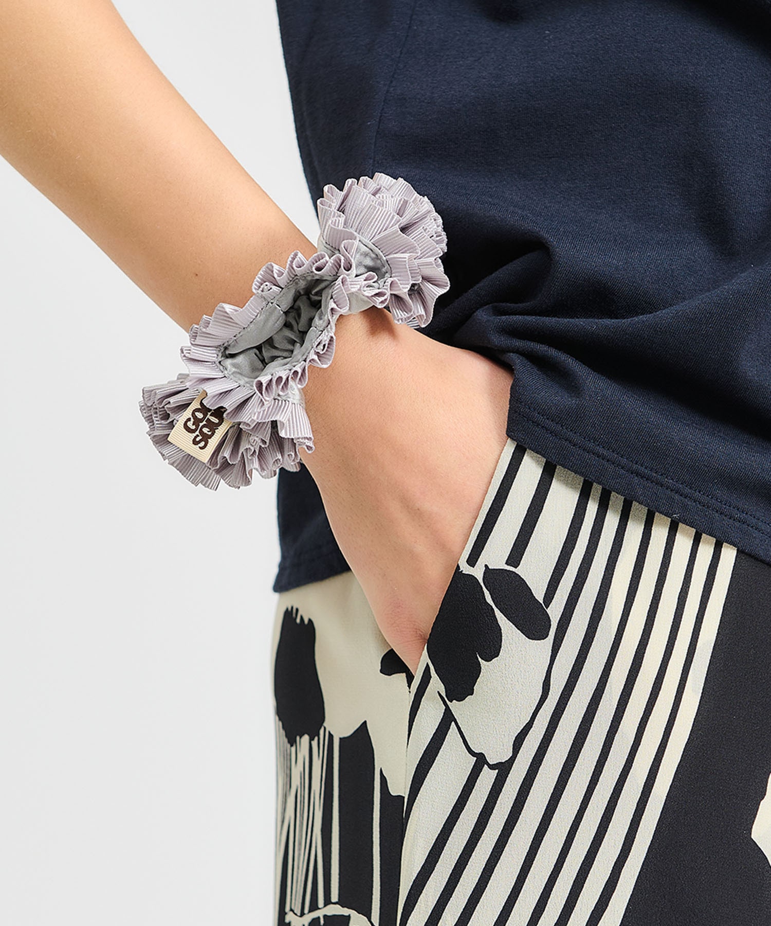 BABY COWBOY SILVER SILK シュシュ