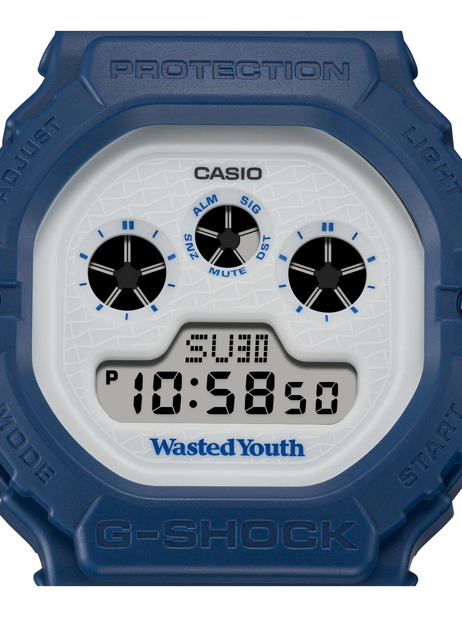 腕時計(デジタル)Wasted Youth × G-SHOCK DW-5900WY