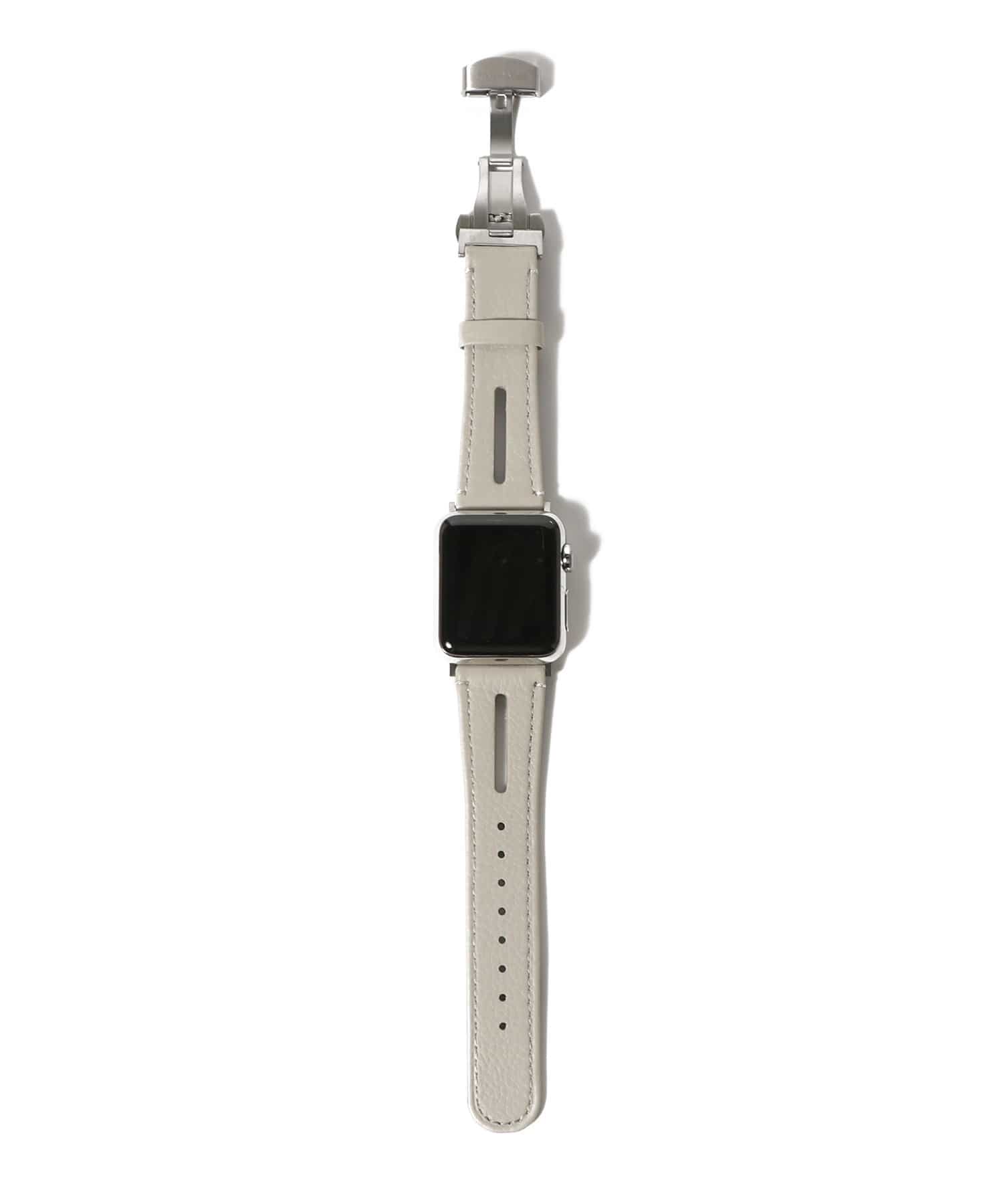 レザーハイブリッドバンド Dバックル for Apple Watch 38mm 40mm 41mm用