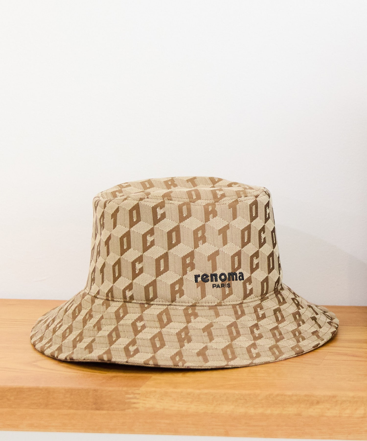  CORTO x renoma  MONOGRAM BUCKET HAT