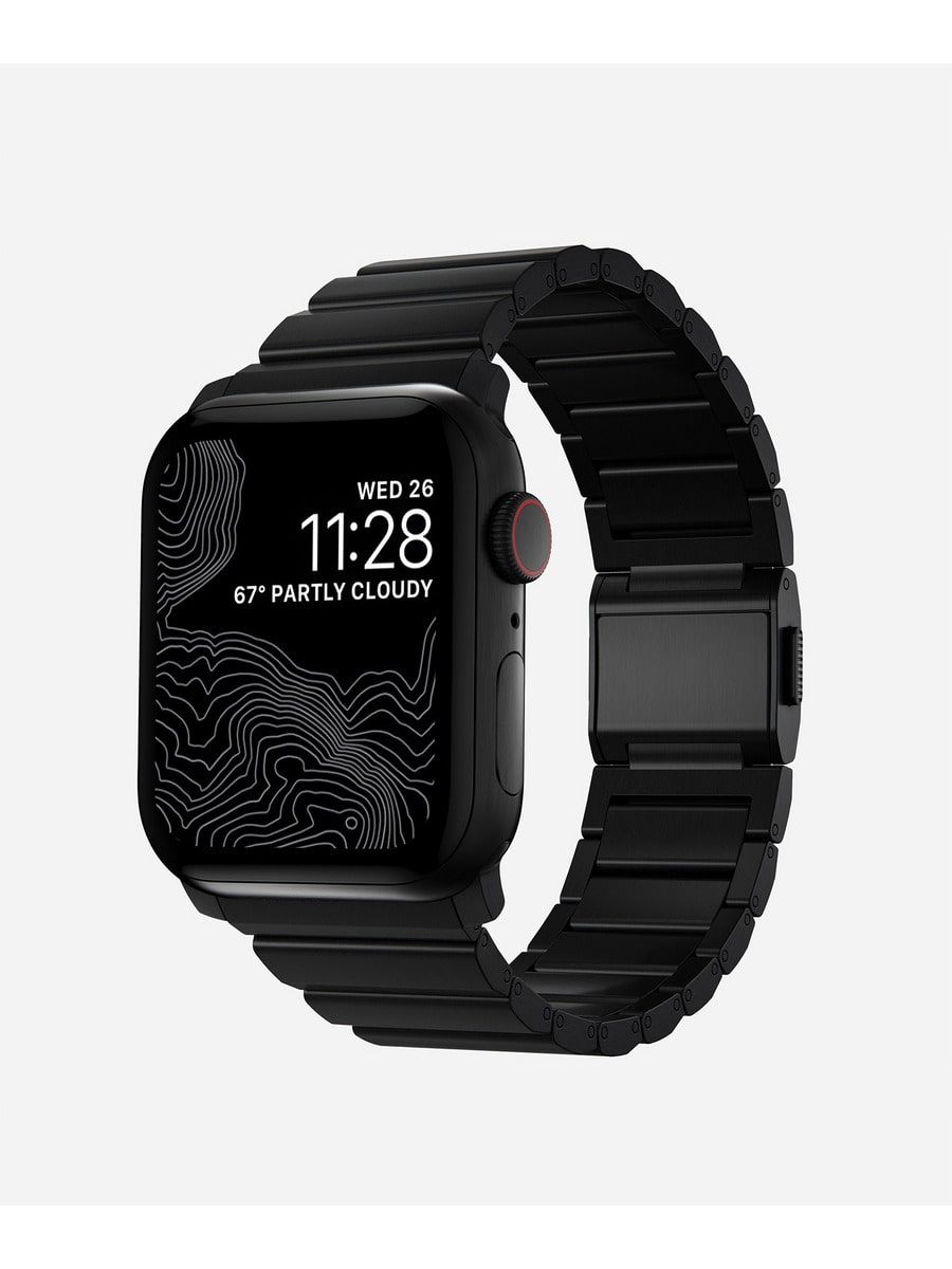 NOMAD / Metal Strap Titanium Band 45mm/44mm for Apple Watch 