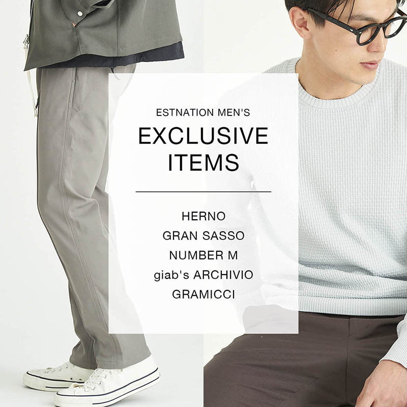 ESTNATION MEN'S EXCLUSIVE ITEMS