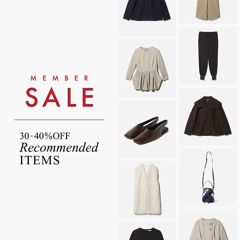 MEMBER SALE RECOMMENDED ITEMS