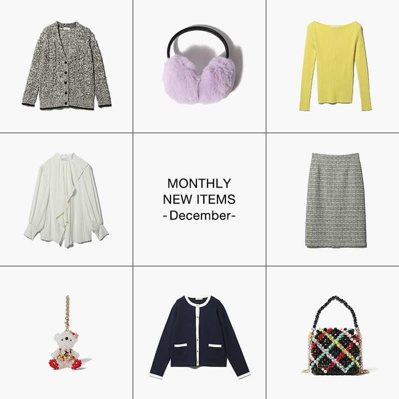 MONTHLY NEW ITEMS -December-