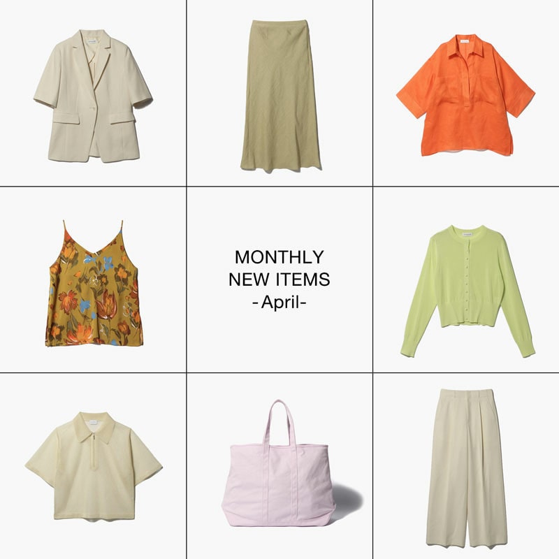 MONTHLY NEW ITEMS -April -
